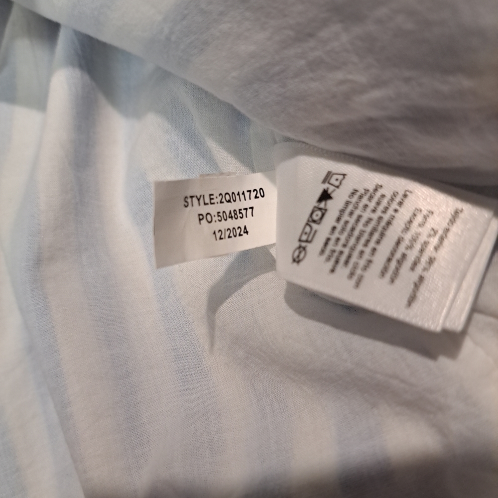 Vineyard Vines Sleeveless Popover Dress Collared Bayside Blue Stripe Sz M NWT - Picture 9 of 10